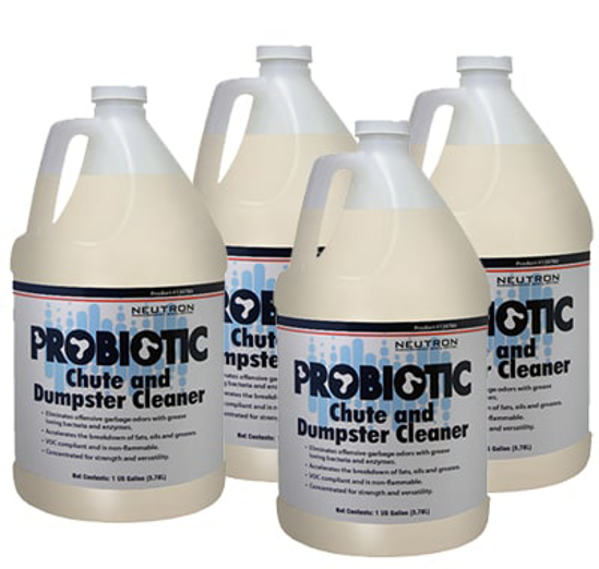 Probiotic Chute and Dumpster Cleaner (formerly Devour) - Mint - Gallon (Qty  4 Per Case)