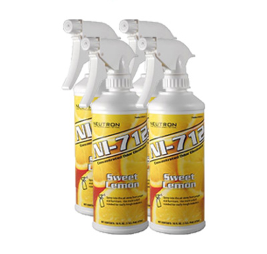 NI-712 Odor Eliminator - Sweet Lemon - Pint (Qty 4 Per Case)